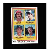 1978 Topps #708 1978 Rookie Catchers (Bo Diaz / Da