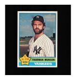 1976 Topps #650 Thurman Munson Clean Sharp Card