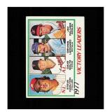 1978 Topps #205 1977 Victory Leaders (Steve Carlto