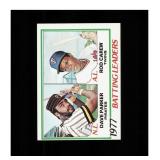 1978 Topps #201 1977 Batting Leaders (Dave Parker