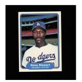 1982 Fleer #24 Dave Stewart ROOKIE NM MT