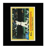 1981 Topps #401 1980 A.L. Championships ALCS Clean