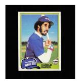 1981 Topps #347 Harold Baines ROOKIE Clean Sharp C