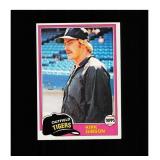 1981 Topps #315 Kirk Gibson ROOKIE Clean Sharp Car