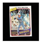 1980 Topps #406 Paul Molitor NM MT