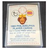 1980 Burger King Phillies Complete Team Set 22 NM