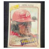 1980 Burger King Phillies Pete Rose Sealed Pack