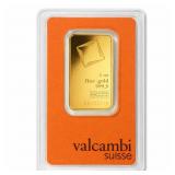 1oz Gold Bar (Sealed, Valcambi)