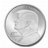 1oz Silver Coin - 47th President IRA+