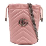Gucci Cowhide Leather Gg Marmont Silver...