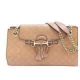 Gucci Medium Emily Chain Shoulder Bag, Guccissima