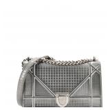 Diorama Flap Bag Cannage Embossed Calfskin Medium