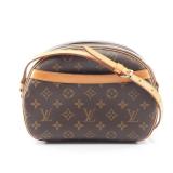 Blower Monogram Shoulder bag PVC Leather Brown