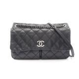 Wild stitch Chain shoulder bag Leather Black...