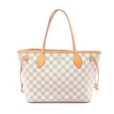 Neverfull PM Damier Azur Handbag Tote bag PVC...