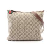 GG Supreme Sherry line Shoulder bag PVC Leather...