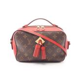 Saintonge Monogram Coquelicot Shoulder bag PVC...