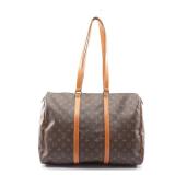 Flannery45 Monogram Shoulder bag PVC Leather Brown