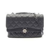 Matelasse Chain shoulder bag Lambskin Black...