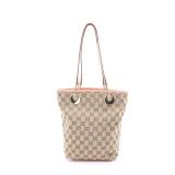 GG canvas Shoulder bag Tote bag Canvas Leather...