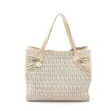 Zucchino Handbag Tote bag Canvas Leather Beige...