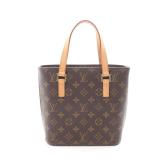 Vavin PM Monogram Handbag PVC Leather Brown