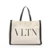 VLTN logo Rockstud Handbag Tote bag Canvas...