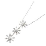 Diamond Necklace 18K White Gold