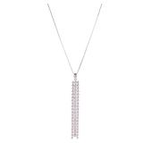 Diamond Necklace 18K White Gold
