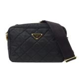 Prada 1BH089 Nylon Shoulder Black