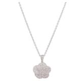 Diamond Necklace 18K White Gold