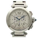 Cartier Pasha Chronograph Auto SS White