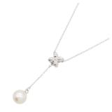 Tasaki Pearl K18WG Necklace