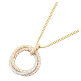 Cartier Trinity Pave Diamond Necklace