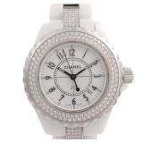 Chanel J12 H1420 Quartz Diamond White Watch