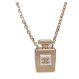 Chanel CC Gold Metal Necklace