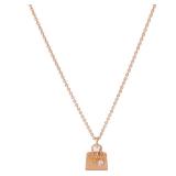 Hermes Amulettes Birkin Diamond Necklace