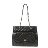 Chanel Lambskin Shoulder Bag Black