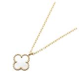 Van Cleef Sweet Alhambra MOP K18YG Necklace