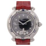 Chopard Happy Sport Quartz SS Leather Black