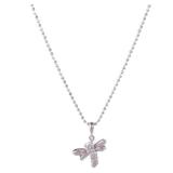 Diamond Necklace 18K White Gold