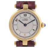 Cartier Must Vendome Quartz Gold Plated