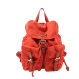 Prada Nylon Rucksack Backpack Red