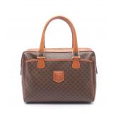 Celine Macadam Handbag Dark Brown