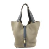 Hermes Picotin MM Gris Moue