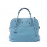 Hermes Bolide 35 Blue Jean
