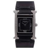 Hermes Heure H Double Joux SS Diamond