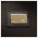 Fendi Zucchino Shoulder Bag Black