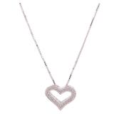 Diamond Necklace 14K White Gold