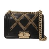 Chanel Boy 20 Chain Bag Black
